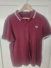 Fred Perry Wine Red And Cream