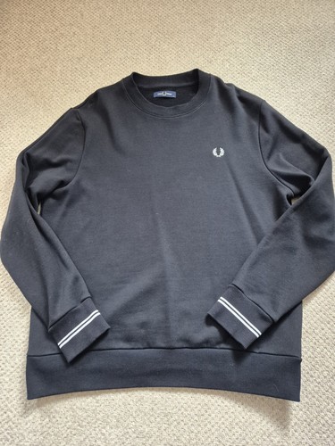 Mens black fred perry - mens,