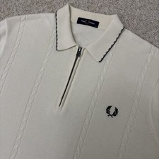 Fred Perry Knitted Polo Shirt