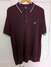 Fred Perry Knitted Polo Large