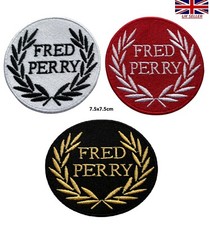 Fred Perry Sew or Iron On