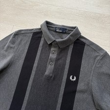 Fred Perry Striped Pique Polo