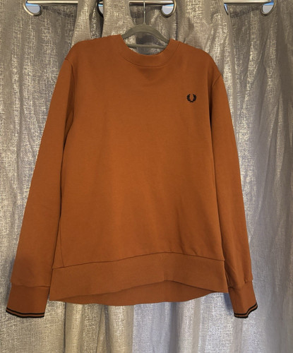 Fred perry men brown crew - fred,